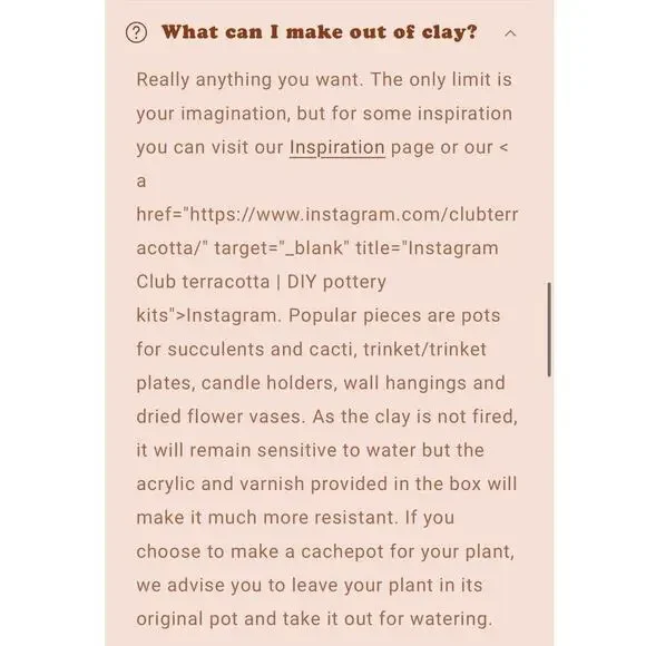 Club Terracotta DIY Original Pottery Kit Box Home Decor Art & Craft Set - Picture 15 of 15